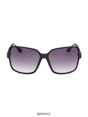 GUESS Czech Republic - GUESS Sluneční brýle s nadměrné čtvercové brýle stříbro ženy 2BRD3757 příslušenství
