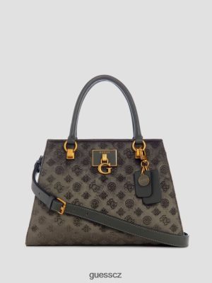 GUESS Czech Republic - GUESS Stephi přítelkyně Satchel Honey Dew ženy 2BRD3205 tašky