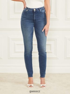 GUESS Czech Republic - GUESS Stiletto No.97 Jean Noční modrá myčka ženy 2BRD103 oblečení