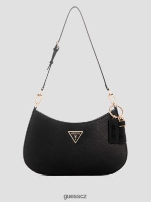 GUESS Czech Republic - GUESS Taška na rameno Noelle Černý květinový tisk ženy 2BRD3016 tašky