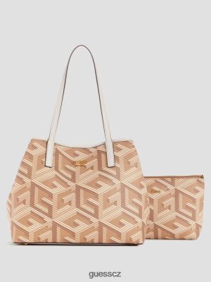 GUESS Czech Republic - GUESS Vikky G Cube tote Topanga Wash ženy 2BRD3067 tašky