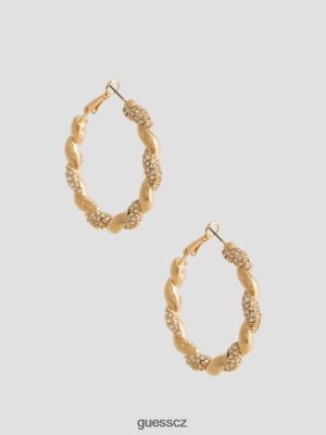 GUESS Czech Republic - GUESS Zkroucené náušnice obruče zlato ženy 2BRD3832 příslušenství
