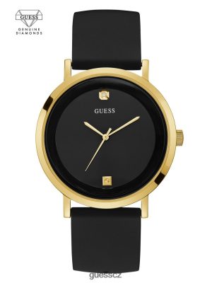 GUESS Czech Republic - GUESS analogové hodinky Zlatý tón a černá muži 2BRD3604 příslušenství