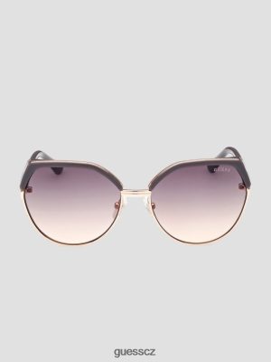 GUESS Czech Republic - GUESS geometrické sluneční brýle šedá ženy 2BRD3673 příslušenství