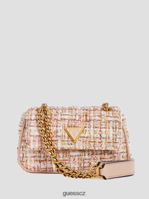 GUESS Czech Republic - GUESS giully tweed mini kabriolet crossbody ASP zelená ženy 2BRD2833 tašky