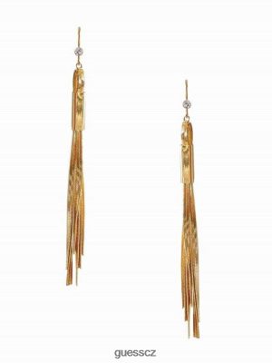 GUESS Czech Republic - GUESS hadí řetězový lineární náušnice zlato ženy 2BRD3883 příslušenství