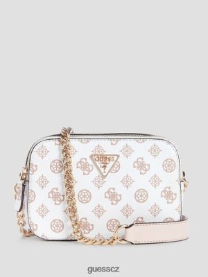 GUESS Czech Republic - GUESS logo Noelle Peony Camera Crossbody vrba ženy 2BRD2857 tašky