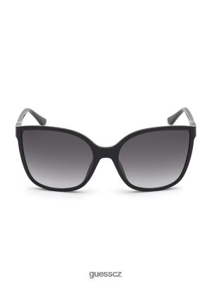 GUESS Czech Republic - GUESS nadměrné sluneční brýle kočičích očí stříbro ženy 2BRD3715 příslušenství