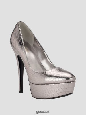 GUESS Czech Republic - GUESS podpatky koženého koženého jehlu cín ženy 2BRD3445 obuv