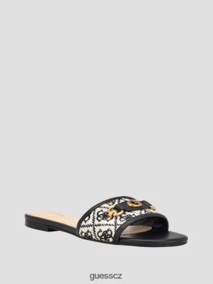 GUESS Czech Republic - GUESS sandály logo Hammi černý ženy 2BRD3469 obuv